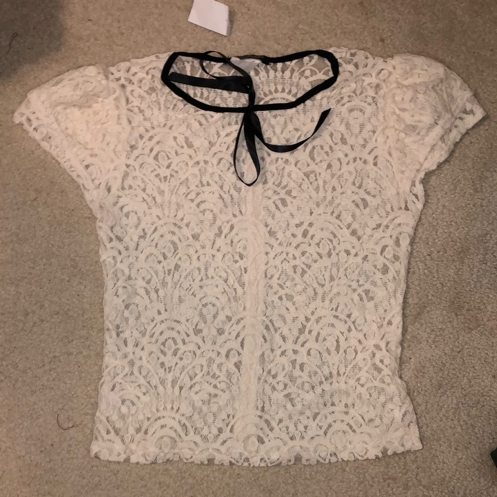 White Lace Top